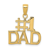 Load image into Gallery viewer, 14k #1 DAD Charm
