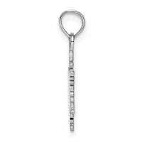 Load image into Gallery viewer, 14k White Gold Small Snowflake Pendant
