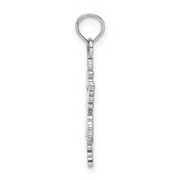 Load image into Gallery viewer, 14K White Gold Polished Snowflake Charm
