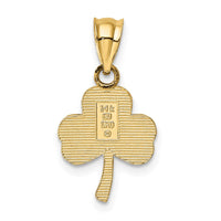 Load image into Gallery viewer, 14k 3 Leaf Clover Pendant
