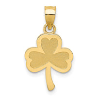 Load image into Gallery viewer, 14k 3 Leaf Clover Pendant
