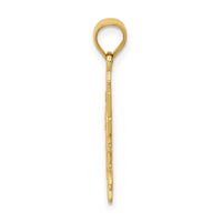 Load image into Gallery viewer, 14k Polished Filigree Sun Pendant
