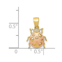 Load image into Gallery viewer, 14k Two Tone Ladybug Pendant

