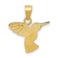 Load image into Gallery viewer, 14k Hummingbird Pendant

