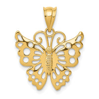 Load image into Gallery viewer, 14k Butterfly Pendant
