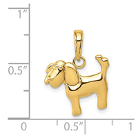 Load image into Gallery viewer, 14k Polished Dog Charm
