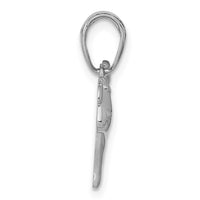 Load image into Gallery viewer, 14k White Gold Polished Dog Charm
