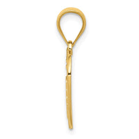 Load image into Gallery viewer, 14k Caduceus Heart Medical Pendant
