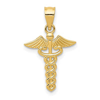 Load image into Gallery viewer, 14k Caduceus Medical Pendant
