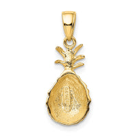 Load image into Gallery viewer, 14k Diamond-cut Pineapple Pendant
