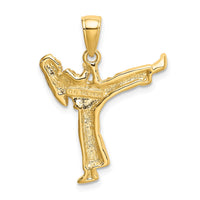 Load image into Gallery viewer, 14k Girl Karate Charm
