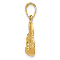 Load image into Gallery viewer, 14K Polished Cut-out Boxing Glove Charm
