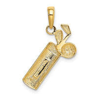 Load image into Gallery viewer, 14k Polished Golf Bag Charm
