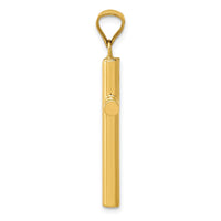 Load image into Gallery viewer, 14K Polished Hollow Cross Pendant
