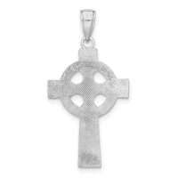 Load image into Gallery viewer, 14k White Gold Celtic Cross Pendant

