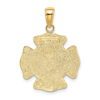 Load image into Gallery viewer, 14k Two-tone Saint Florian Medal Pendant

