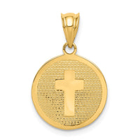 Load image into Gallery viewer, 14k Reversible Cross &amp; 1st Holy Communion Charm
