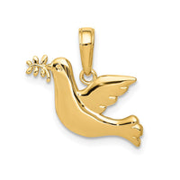 Load image into Gallery viewer, 14k Polished Dove Charm
