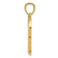 Load image into Gallery viewer, 14K Polished Infinity Symbol Heart Pendant
