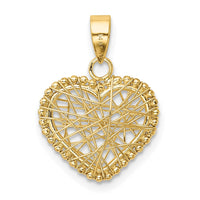 Load image into Gallery viewer, 14K Polished Wire Heart Pendant

