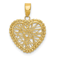 Load image into Gallery viewer, 14K Polished Wire Heart Pendant
