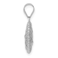 Load image into Gallery viewer, 14K White Gold Open Wire Heart Pendant
