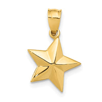 Load image into Gallery viewer, 14k Polished Small Star Pendant
