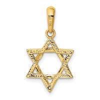 Load image into Gallery viewer, 14K Star of David Pendant
