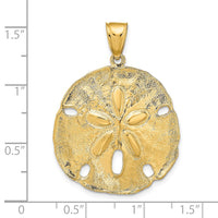 Load image into Gallery viewer, 14k Sand Dollar Pendant
