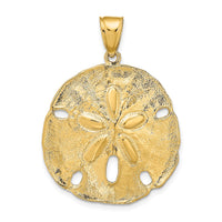 Load image into Gallery viewer, 14k Sand Dollar Pendant

