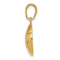 Load image into Gallery viewer, 14K Gold Polished Volleyball Pendant
