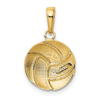 Load image into Gallery viewer, 14K Gold Polished Volleyball Pendant
