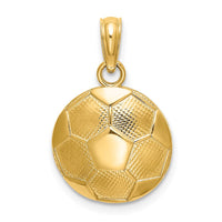 Load image into Gallery viewer, 14k Soccer Ball Charm
