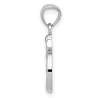 Load image into Gallery viewer, 14k White Gold Polished Om Symbol Pendant
