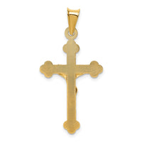 Load image into Gallery viewer, 14k Polished Satin and D/C Crucifix Pendant
