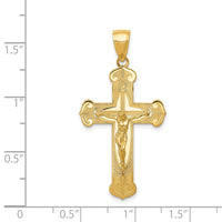 Load image into Gallery viewer, 14K Polished Crucifix Pendant

