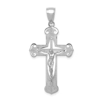 Load image into Gallery viewer, 14K White Gold Polished Crucifix Pendant
