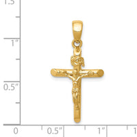 Load image into Gallery viewer, 14K Polished Crucifix Cross Pendant
