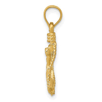 Load image into Gallery viewer, 14k Polished Mariner Crucifix Pendant
