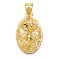 Load image into Gallery viewer, 14K Polished D/C Corpus Oval Pendant

