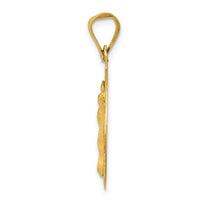 Load image into Gallery viewer, 14K Polished D/C Corpus Circle Pendant
