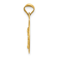 Load image into Gallery viewer, 14K Polished D/C Corpus Circle Pendant
