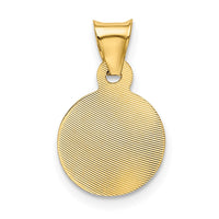 Load image into Gallery viewer, 14K Polished D/C Corpus Circle Pendant
