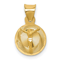 Load image into Gallery viewer, 14K Polished D/C Corpus Circle Pendant

