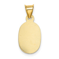 Load image into Gallery viewer, 14K Polished D/C Lady Of Guadalupe Oval Pendant
