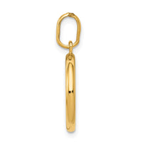 Load image into Gallery viewer, 14K Polished And Satin St Christopher Medal Pendant
