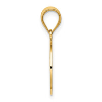 Load image into Gallery viewer, 14k Polished Reversible Have Faith/Footprints Pendant
