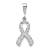 Load image into Gallery viewer, 14k White Gold Awareness Pendant
