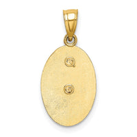 Load image into Gallery viewer, 14k Two-tone w/White Rhod D/C Lady of Guadalupe 15 Pendant
