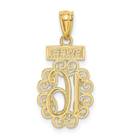 Load image into Gallery viewer, 14k w/Rhodium SWEET 16 w/Filigree Pendant
